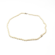 Collar Hueso Logo  broche plata 950
