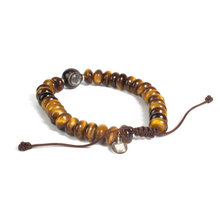 Cargar imagen en el visor de la galería, Pulsera Ojo de Tigre plata 950
