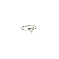 Anillo Ligero Triángulo plata 950