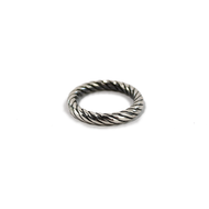 Anillo Argolla Matrimonio Entorchado plata 950