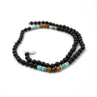 Collar Ónix Turquesa plata 950