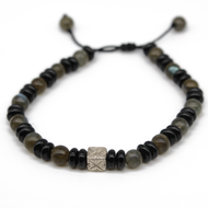 Pulsera Labradorita plata 950
