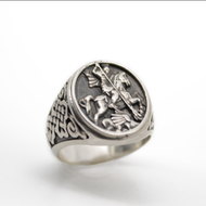 Anillo Santiago apostol plata 950 - Joyeria Cristina Fernandez