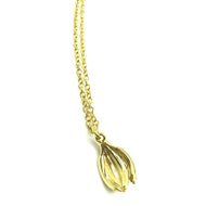 Collar racimo platano plata 950 - Joyeria Cristina Fernandez