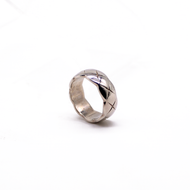 Anillo X plata 950 - Joyeria Cristina Fernandez