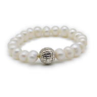 Pulsera perlas plata 950 - Joyeria Cristina Fernandez