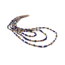 Cargar imagen en el visor de la galería, Collar Lapislázuli Jasper Perla plata 950
