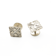 Mancuernas Logo plata 950