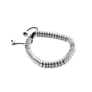 Pulsera Hematita Plateada
