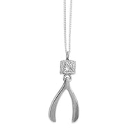Collar huesito de la suerte plata 950 - Joyeria Cristina Fernandez  Edit alt text